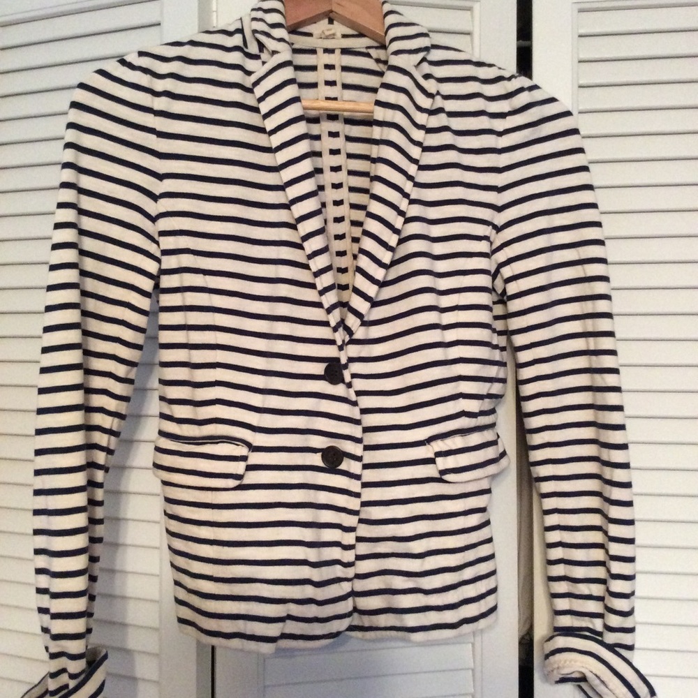 J. Crew Maritime Knit Blazer-Size XS